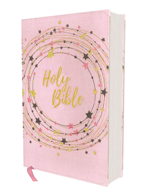 Bible For Kids Pink/Gold, Thinline