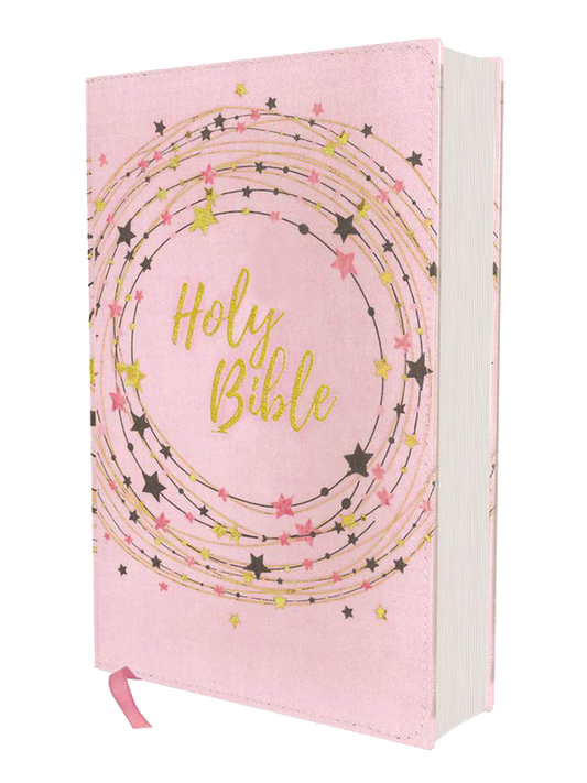 Bible For Kids Pink/Gold, Thinline