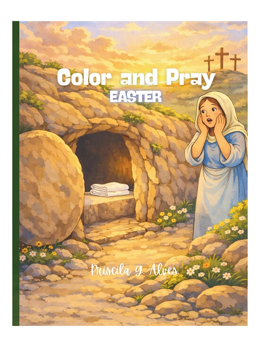 Color and Pray I Easter I A 30-Day Easter Devotional for Kids