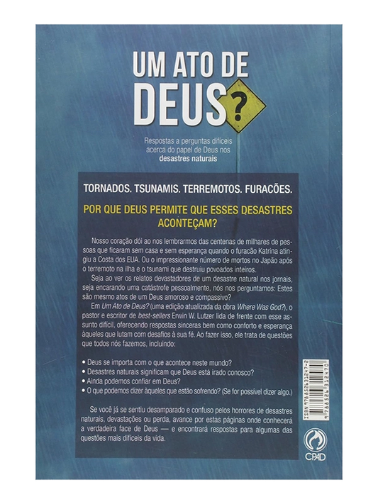 Um ato de Deus? I Erwin W. Lutzer I CPAD