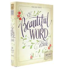 English NIV Beautiful Word Bible, hardcover - purple