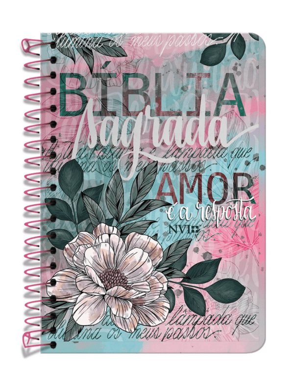 Bíblia NVI Anote I Flor Artística