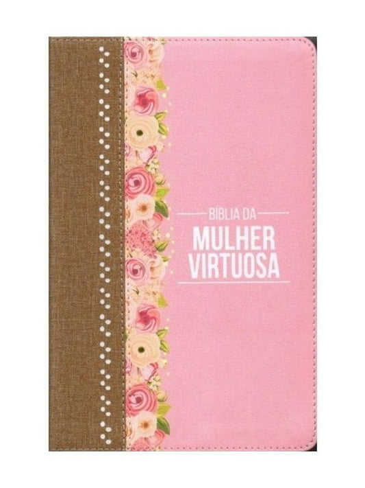 Bíblia da Mulher Virtuosa Rosa