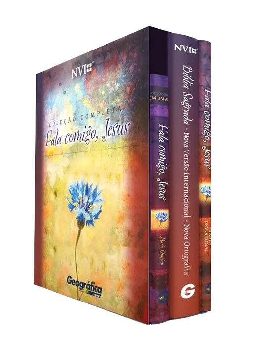 Coleção Fala Comigo Jesus I Box Bíblia e 2 Devocionais