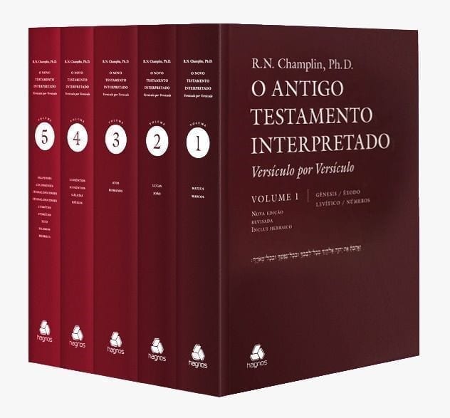 Antigo Testamento Interpretado Champlin, 5 volumes - Hagnos