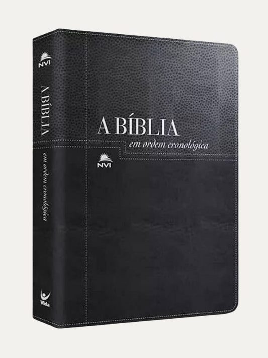 Bíblia em ordem Cronológica preta - Vida