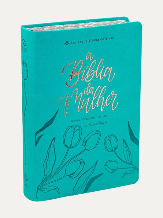 A Bíblia da Mulher I Nova Edição I Turquesa