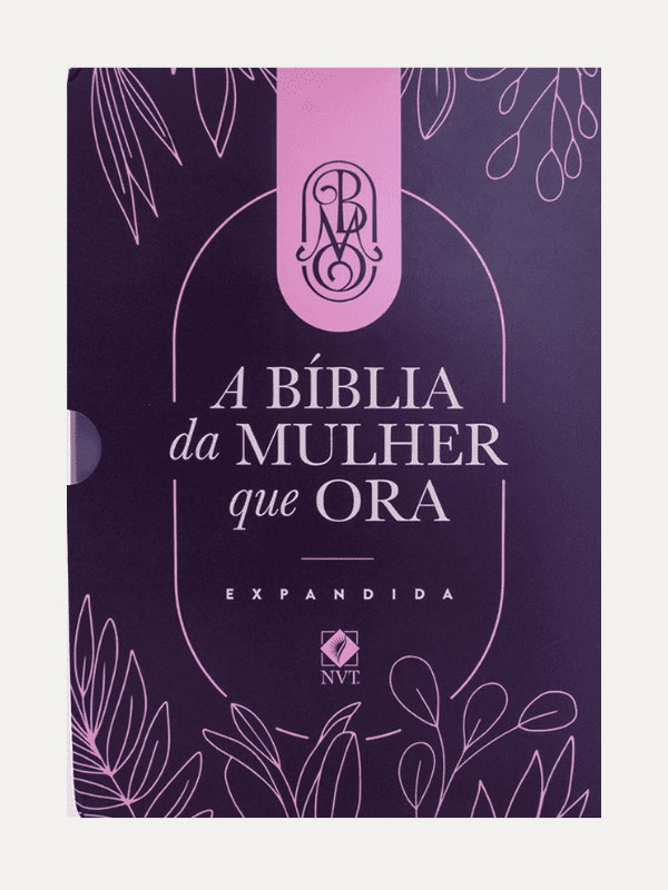 A Bíblia da Mulher que Ora - Edição Expandida | NVT | Letra Normal | Roxa