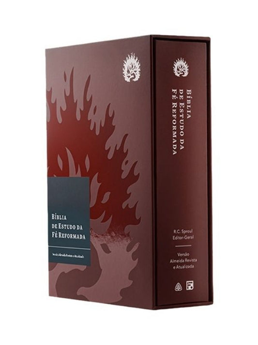 A Bíblia de Estudo da Fé Reformada | Capa Dura Bordô e Estojo
