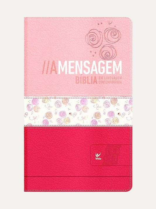 Bíblia A Mensagem | Luxo Rosa