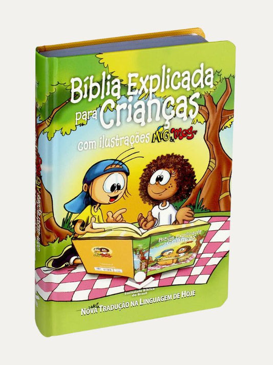 Bíblia explicada para crianças com ilustrações  | NTH | SBB