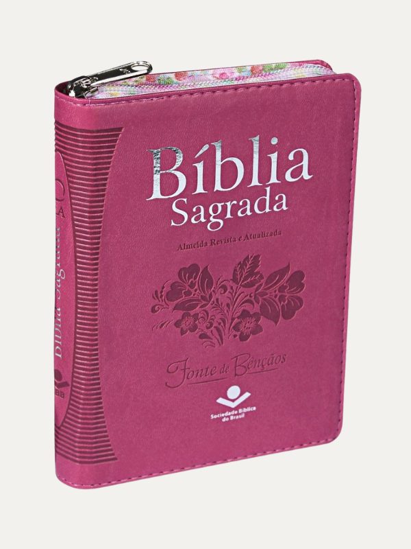 Bíblia Pequena | Pink com Zíper