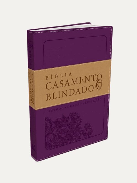 Bíblia Casamento Blindado | Roxa