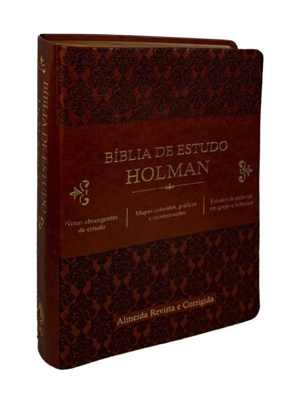 Bíblia de estudo Holman, marrom ARC - CPAD