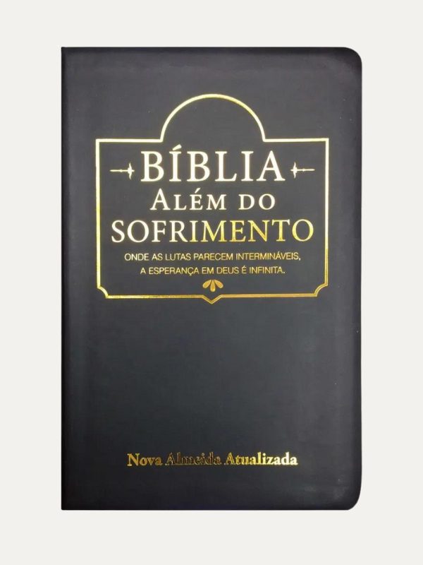 Bíblia Além do Sofrimento I NAA I Letra Grande I Capa Preta