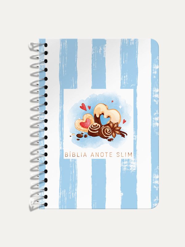 Bíblia Anote Slim I Espiral Chocolate