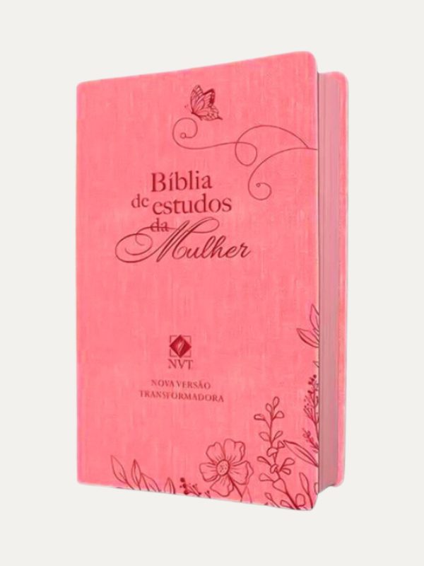 Bíblia de Estudos da Mulher I NVT I Capa Luxo Rosa