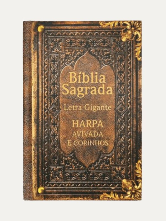 Bíblia Gigante  I Capa Dura I ARC I Harpa