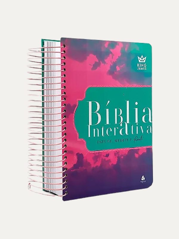 Bíblia Interativa Estude Medite e Anote I Capa Firmamento I King James