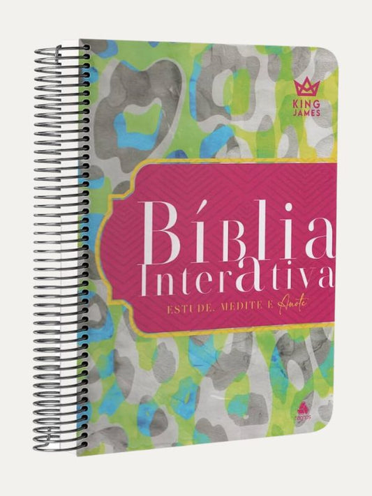 Bíblia Interativa Estude Medite e Anote I Capa Origem I King James