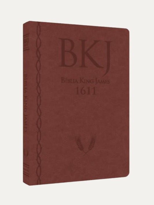 Bíblia KJF I Ultrafina I Ampliada I Capa Marrom