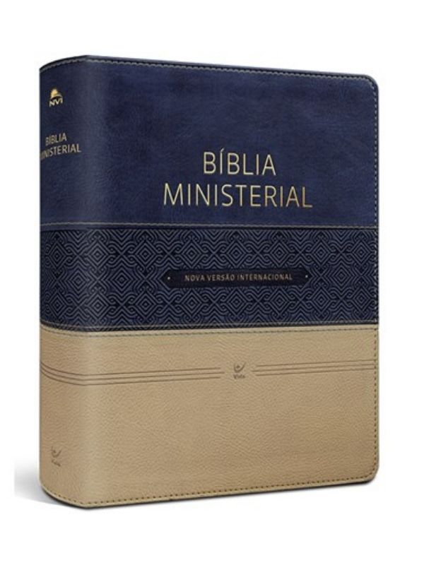 Bíblia Ministerial, NVI - Vida Azul e Bege