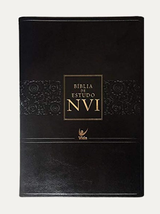 Bíblia NVI de Estudo I Capa Luxo Preta