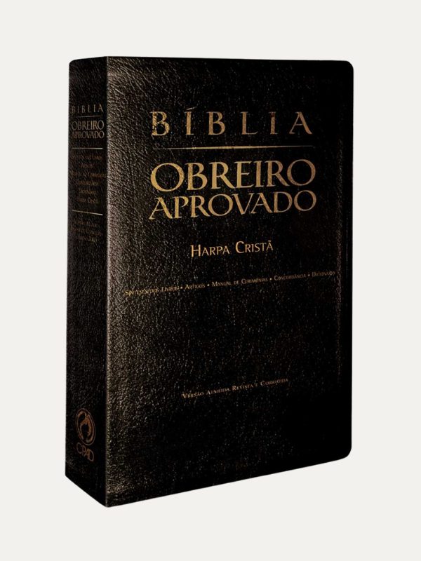 Bíblia Obreiro Aprovado, media preta - CPAD