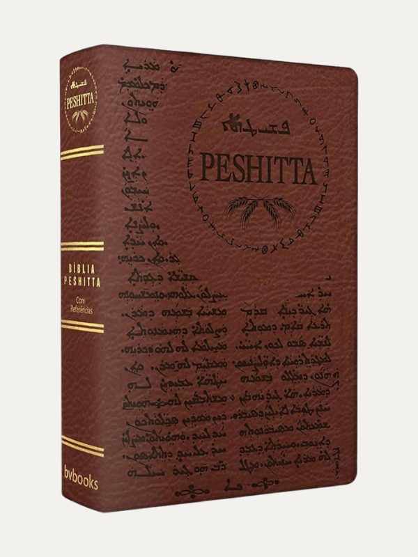 Bíblia Peshitta com referências I 2ª Edição I Marrom Brown