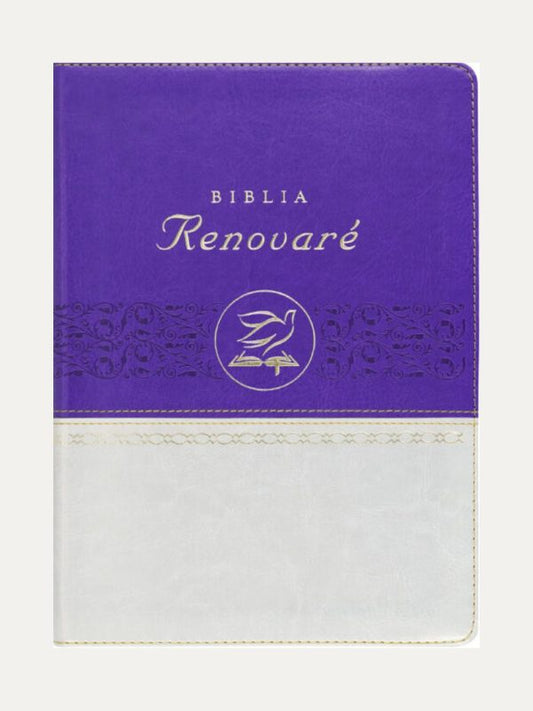 Bíblia Renovaré I RVR60 I Duotone I Morado e Beige