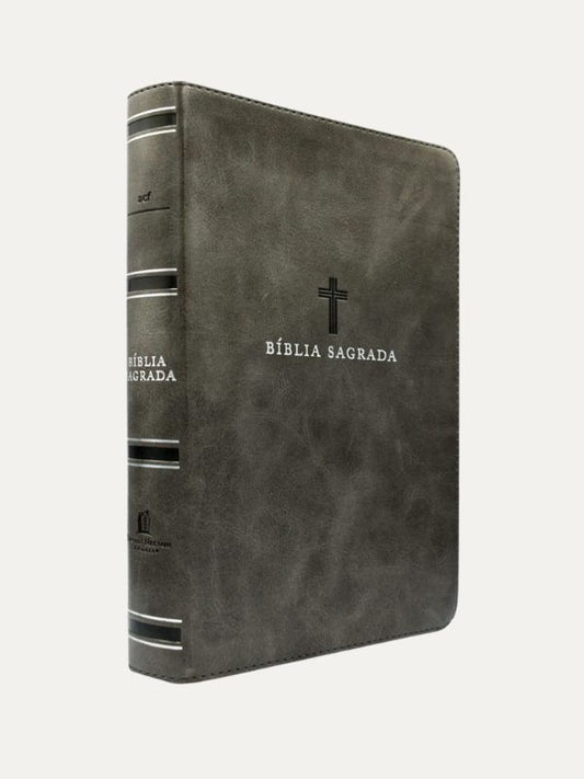 Bíblia Sagrada ACF I Letra Grande I Soft Cinza