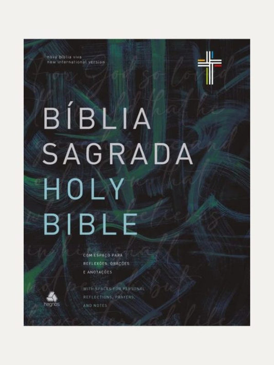 Bíblia Sagrada Holy Bible Bilíngue I Português e inglês I Capa Dura Creation I NBV - NIV