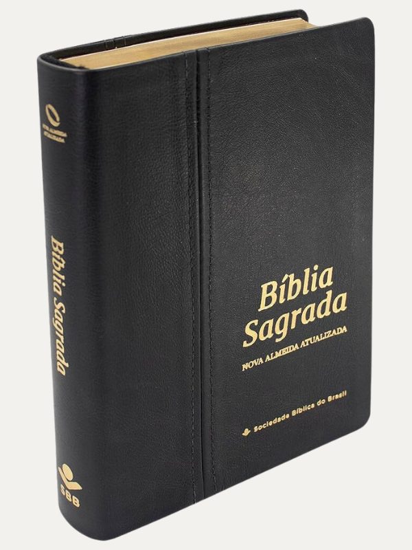 Bíblia Sagrada I Letra Gigante I Couro Legítimo Média I NAA
