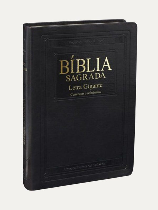 Bíblia Sagrada Letra Gigante, ARA - PU flexível preto