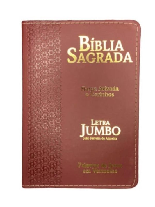 Bíblia Sagrada | Letra Jumbo | Harpa Avivada | Estrela Bordo