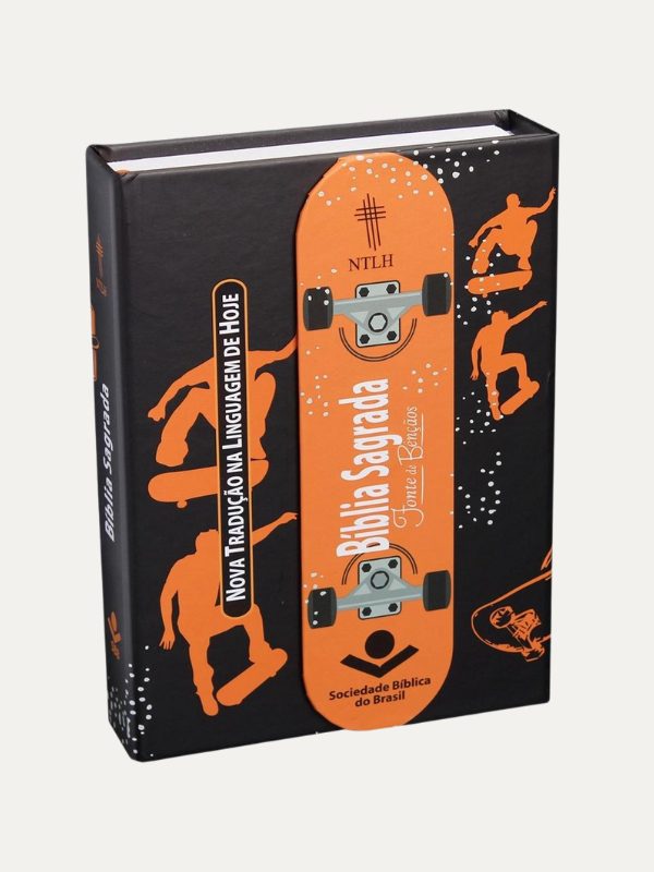 Bíblia Sagrada com Fonte de Bençãos Skate I Carteira