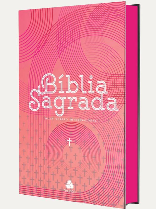 Bíblia Sagrada NVI I Rubelite Rosa I Capa dura