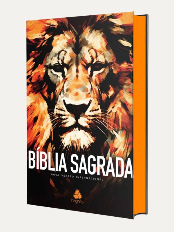 Bíblia Sagrada NVI I Safira leão I Capa dura