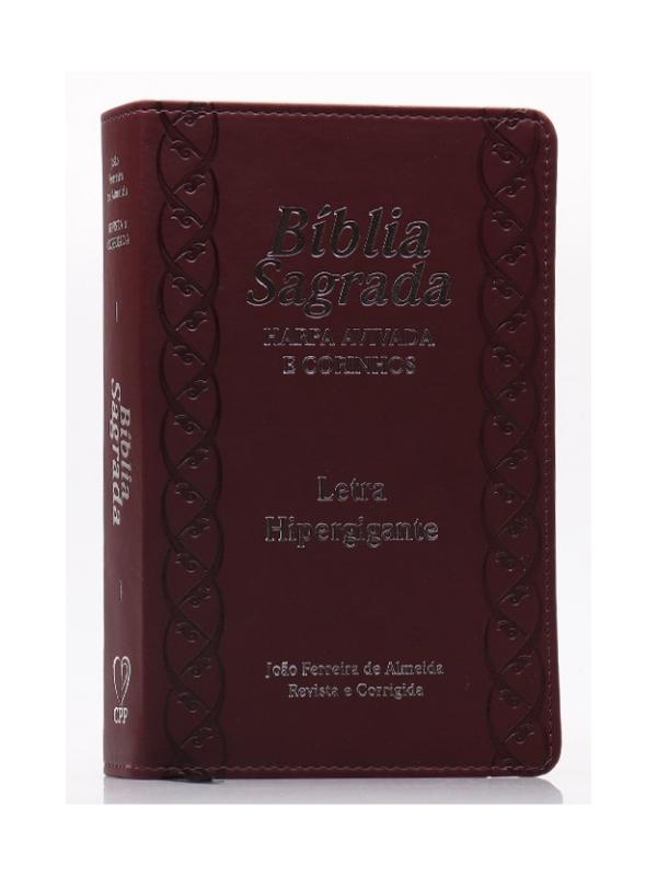 Bíblia Sagrada com Harpa | Letra Hipergigante | Índice | Bordo