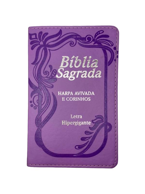 Bíblia Sagrada com Harpa | Letra Hipergigante | Índice | Lilás