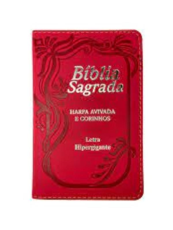 Bíblia Sagrada com Harpa Avivada | Letra Hipergigante | Índice | Vermelha