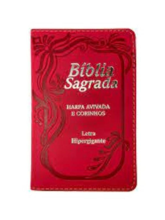 Bíblia Sagrada com Harpa Avivada | Letra Hipergigante | Índice | Vermelha