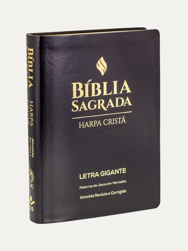 Biblia Sagrada com Harpa Crista Letra Gigante