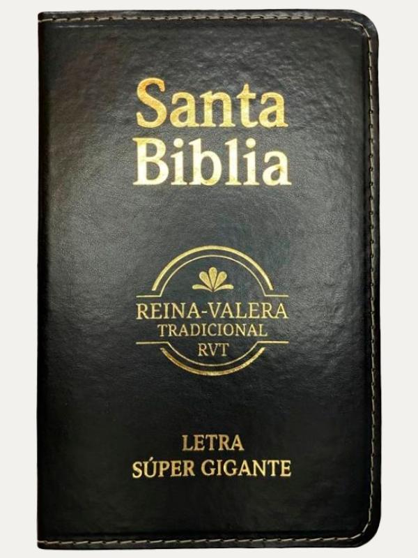 Bíblia Sagrada em Espanhol | RVT | Letra Super Gigante | Luxo Preta