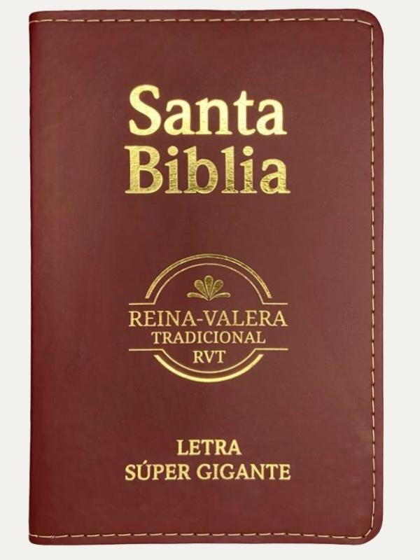 Bíblia Sagrada em Espanhol | RVT | Letra Super Gigante | Luxo Vinho
