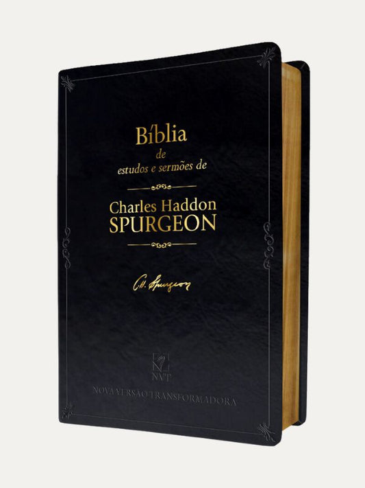 Bíblia de Estudos e Sermões Charles Spurgeon - Preta - NVT
