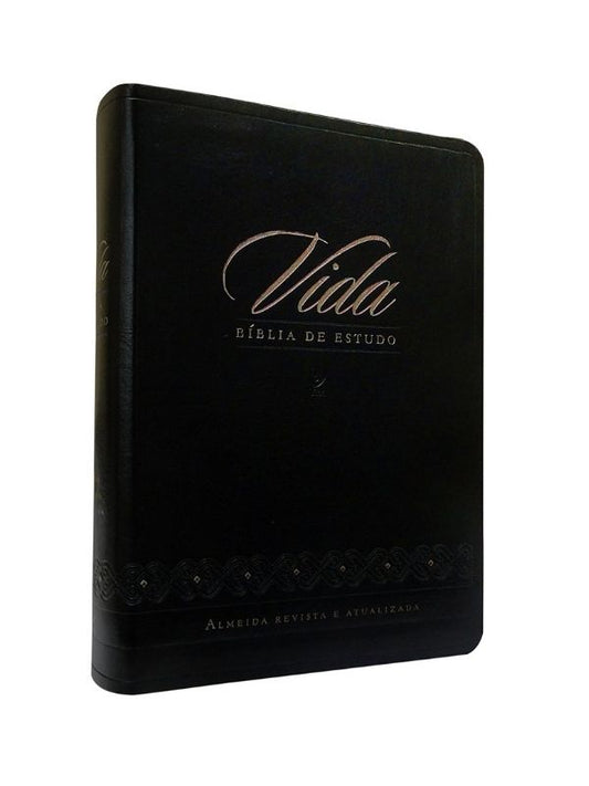Bíblia Vida de Estudo, ARA - Capa Preta