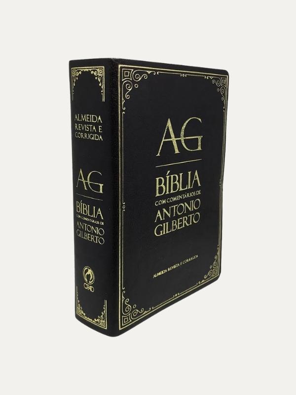 Bíblia com Comentários de Antonio Gilberto | Preta