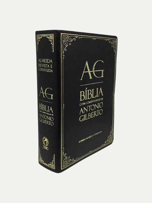 Bíblia com Comentários de Antonio Gilberto | Preta
