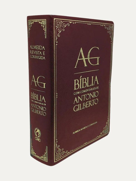 Bíblia com Comentários de Antonio Gilberto,  Vinho - CPAD